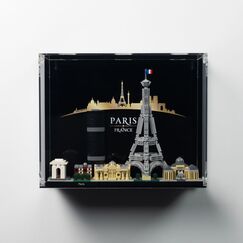 iDisplayit WC301224-BLK-DP05 Vitrine Schwarz