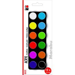 Marabu Acryl Basic Acrylfarbe 3,5 ml 12 Stück(e)