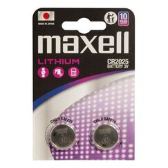 Maxell 12239200 Haushaltsbatterie Einwegbatterie CR2025 Lithium-Manganese Dioxide (LiMnO2)