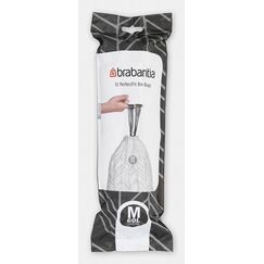 Brabantia 126901 Abfallbeutel 60 l Weiß 10 Stück(e)