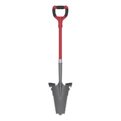 EASYmaxx 12777 Schaufel/Kelle Kunststoff, Stahl Grau, Rot