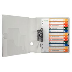 Esselte 12940000 Tab-Register Numerischer Registerindex Polypropylen (PP) Mehrfarbig