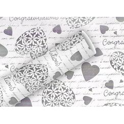 Braun + Company Elegant Heart Geschenkpapier