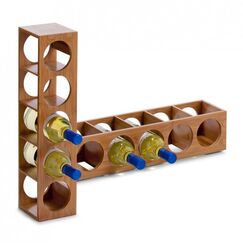 Zeller Present 13565 Weinregal Tischweinregal 5 Flasche(n) Bambus Holz