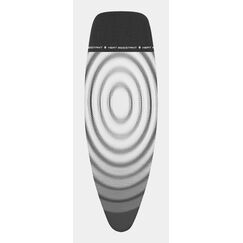 Brabantia 135842 Bügelbrettbezug Bügelbrettabdeckung Baumwolle Grau
