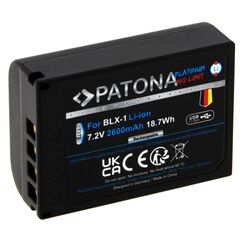 PATONA Platinum Akku mit USB-C Input für Olympus OM-1 OM1 BLX-1 BLX1