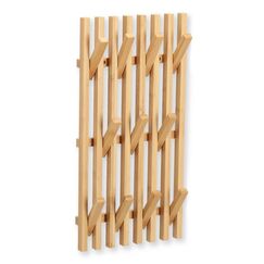 Zeller Present 13827 Gaderobe Wand-montiert 11 Haken Holz
