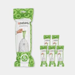 Brabantia 138423 Abfallbeutel 30 l Weiß 20 Stück(e)