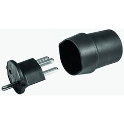 Steffen 14 9563 23 Netzstecker-Adapter Schwarz