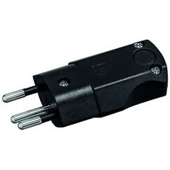 Steffen 14 9618 1 Elektrischer Netzstecker T12 Schwarz