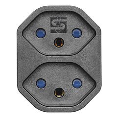 Steffen 14 97 1021 Netzstecker-Adapter Typ J Schwarz