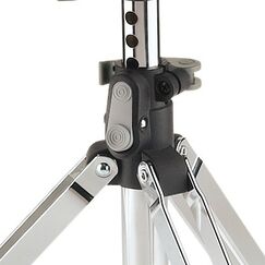 König & Meyer Picco Musikerhocker Schwarz, Chrom Gepolsterter Sitz