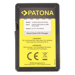 PATONA 141683 Akkuladegerät Camcorder-Batterie USB