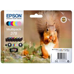 Epson Squirrel 378 Eichhörnchen Claria Photo HD Multipack 6 Farben Tinte