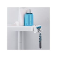 MSV 144920 Regal Modulares Regal Freistehend Polypropylen (PP), Stahl Weiß