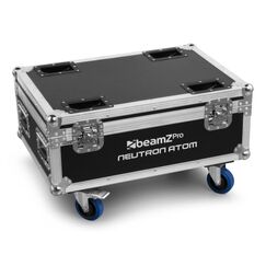 BeamZ FL-ATOM Gehäusebox Schwarz, Silber