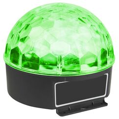 MAX Music Magic Jelly DJ Ball Für die Nutzung im Innenbereich geeignet Disco-Stroboskop Schwarz, Grün
