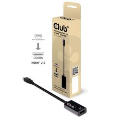 CLUB3D Mini DisplayPort 1.4 auf HDMI 2.0b HDR Aktiver Adapter