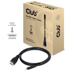 CLUB3D Micro HDMI™ auf HDMI™ 2.0 4K60Hz Kabel 1M