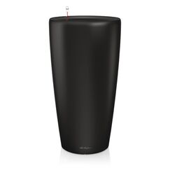 LECHUZA RONDO 40 Drinnen/Draußen Dosen-Pflanzer Freistehend Kunststoff Schwarz, Farbe: Schwarz