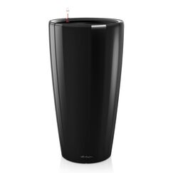 LECHUZA RONDO Premium 32 Drinnen/Draußen Topfpflanzer Freistehend Recycelbarer Kunststoff Schwarz