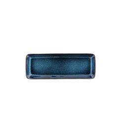 BITZ 15826 Serviergeschirr Steingut Blau Rechteckig Servierschale