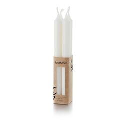 Balthasar 160053.012 Wachskerze Zylinder Weiß 4 Stück(e), Farbe: Weiß