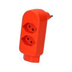 Max Hauri AG 161261 Netzstecker-Adapter Typ J Orange