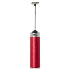AdHoc AHM-MS25 Handlicher elektrischer Milchaufschäumer Rot