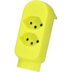 Max Hauri AG 161565 Netzstecker-Adapter T12 T13 Gelb