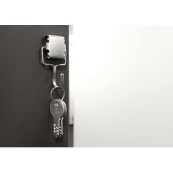 Magnetoplan 16667 Wandhalterung Drinnen Universalhaken Satinierter Stahl 1 Stück(e)