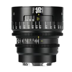 7Artisans INFINTE 16mm T2.5, PL MILC Kinoobjektiv Schwarz, Farbe: Schwarz