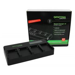 PATONA 1703 Akkuladegerät Batterie für Digitalkamera AC