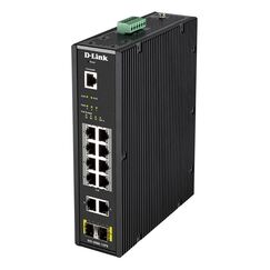 D-Link DIS-200G-12PS Netzwerk-Switch Managed L2 Gigabit Ethernet (10/100/1000) Power over Ethernet (PoE) Schwarz