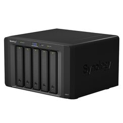 Synology DX517 Disk-Array 0 TB Desktop Schwarz