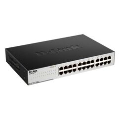 D-Link GO-SW-24G Unmanaged L2 Gigabit Ethernet (10/100/1000) 1U Schwarz