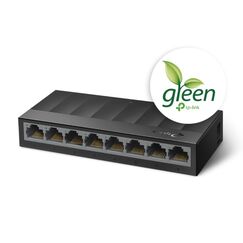 TP-Link LS1008G Netzwerk-Switch Unmanaged Gigabit Ethernet (10/100/1000) Schwarz