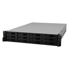 Synology RackStation RS3618xs NAS Rack (2U) Intel® Xeon® D D-1521 8 GB DDR4 0 TB DiskStation Manager Schwarz