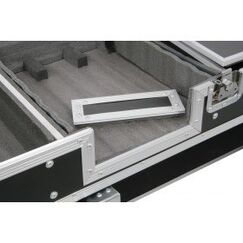 Power Dynamics PD-FC3 DJ-Mischer Trolley-Koffer Aluminium, Schwarz