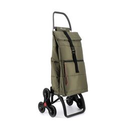 Rolser Big Polar Olive, Schwarz Trolley-Tasche