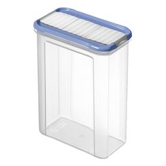 Rotho DOMINO Rechteckig Dispensor 1,5 l Blau, Transparent 1 Stück(e)