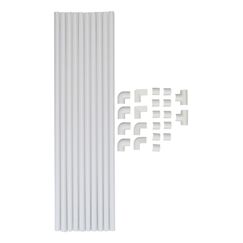Max Hauri AG Cablefix Set 7mm 10x 40cm + 21 Zubehörteile weiss
