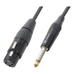 PD-Connex CX40-3 Audio-Kabel 3 m 6.35mm XLR (3-pin) Schwarz