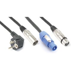PD-Connex CX08-15 Signalkabel 15 m Schwarz