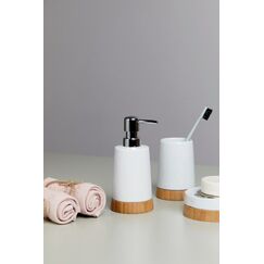 WENKO Seifenspender Bamboo Keramik 330 ml