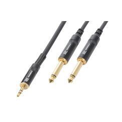 PD-Connex CX86-1 Audio-Kabel 1,5 m 3.5mm 2 x 6.35mm Schwarz