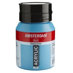Amsterdam Standard Acrylfarbe 500 ml Blau Flasche