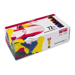 Royal Talens Standard 72er Set Acrylfarbe 20 ml Beige, Blau, Braun, Grün, Grau, Orange, Pink, Violett, Rot, Silber, Titan, Weiß, Gelb Tube