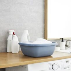 Rotho 1782406161PCWS Wäschekorb 8 l Rechteckig Kunststoff Blau