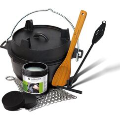 OUTDOORCHEF 18.212.93 Schmortopf 3,8 l Schwarz